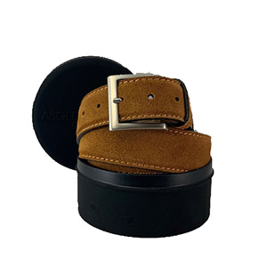 Belt Marcapunto Suede 06 Honey Genuine Leather